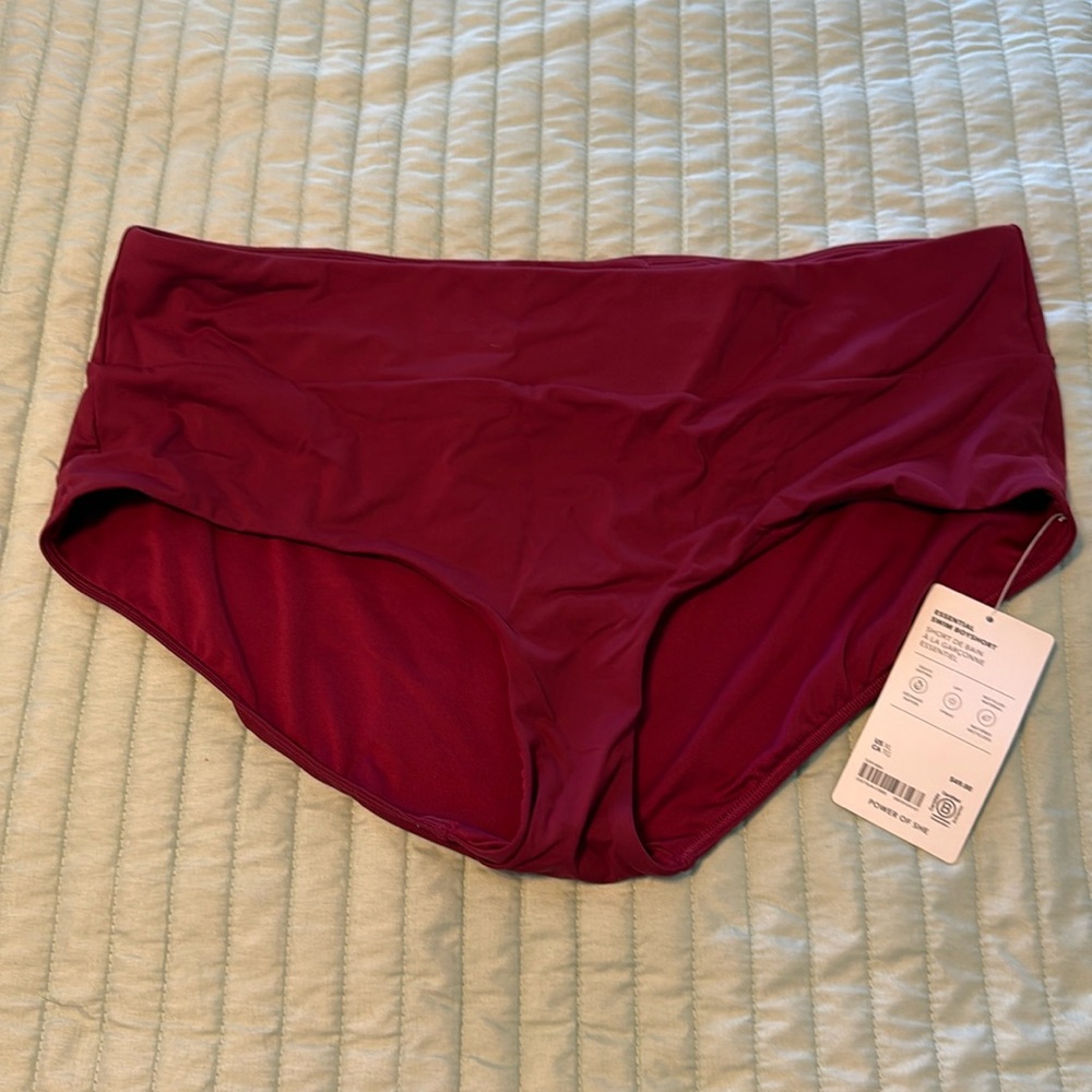 Athleta Essential Swim Boy Short XL NWT
